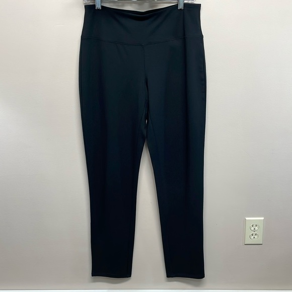 NWOT J. Jill Wearever Collection Black Smooth Fit Slim Leg Knit Pants S - Picture 1 of 15
